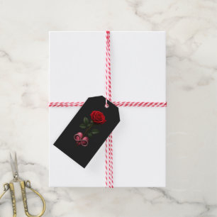 Infinite Love Rose Gift Tags