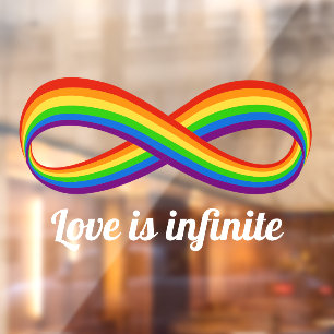 Infinite Love Symbol Rainbow Cool Infinity Pride