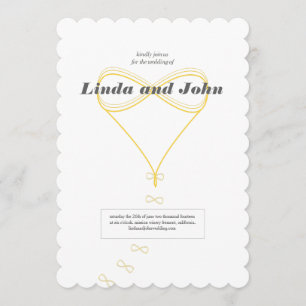 Infinite Love Wedding Invitation
