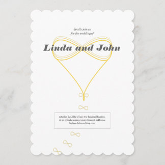 Infinite Love Wedding Invitation
