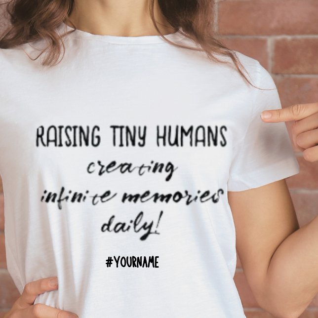 Infinite Memories Love Cute Mothers Day Gift T-Shirt (Add a name and make mum happy! Why wait?)