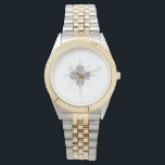 Infinite Motion - Abstract Calligraphy Watch<br><div class="desc">Inspired by the balance of a compass and the beauty of ancient script. This premium timepiece uses a symmetrical calligraphy motif to create a sophisticated,  high-contrast look that stands out in any professional setting.</div>