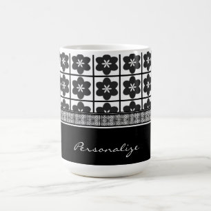 Infinite Onyx Bloom Coffee Mug