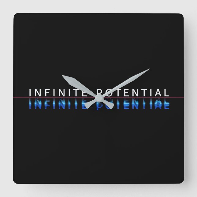 Infinite Potential Glitch Clock (Front)