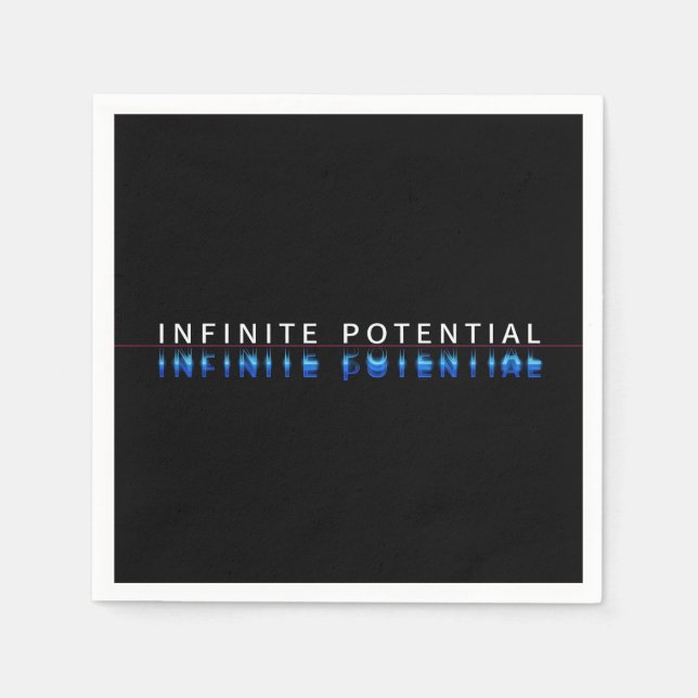 Infinite Potential Glitch Napkin (Front)