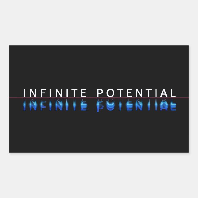 Infinite Potential Glitch Sticker (Front)