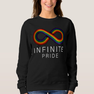 Infinite Pride LGBT Support Rainbow Colour Sweatshirt