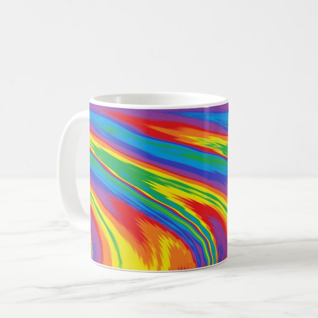 Infinite Rainbow Coffee Mug (Front Left)