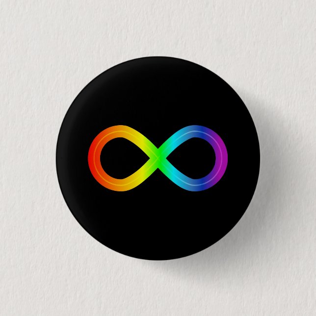 Infinite Spectrum The Autism Rainbow Connection 3 Cm Round Badge (Front)