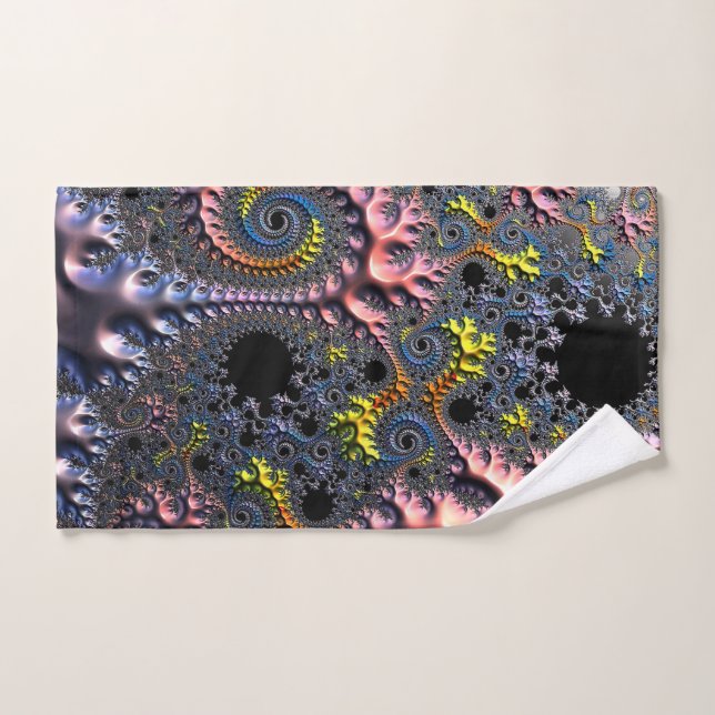 Infinite Spiral Realms Hand Towel (Hand Towel)