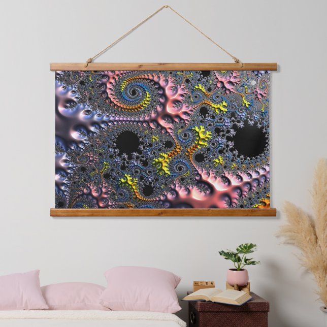 Infinite Spiral Realms Hanging Tapestry (Bedroom)
