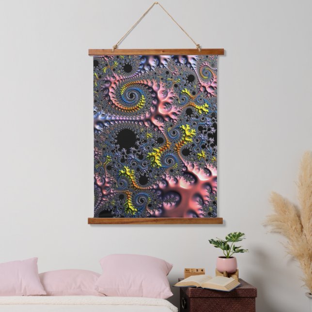 Infinite Spiral Realms Hanging Tapestry (Bedroom)