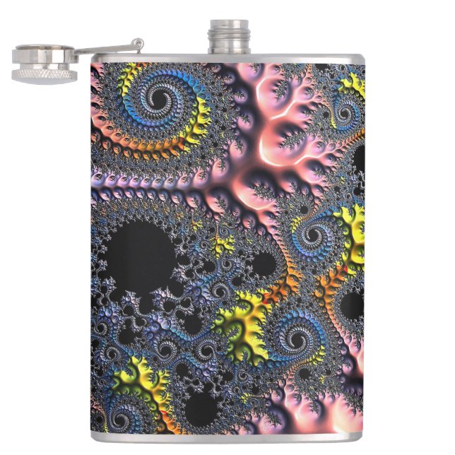 Infinite Spiral Realms Hip Flask (Opened)