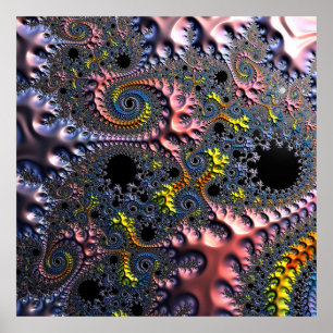 Infinite Spiral Realms Poster