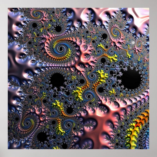 Infinite Spiral Realms Poster (Front)