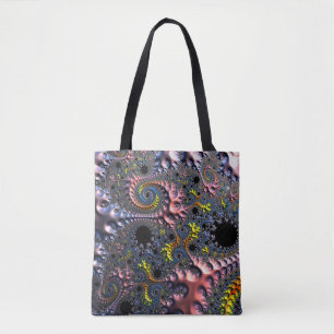 Infinite Spiral Realms Tote Bag