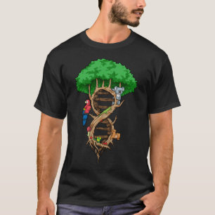 Infinite Tree of Life DNA Biology Environment Love T-Shirt