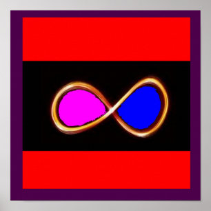 INFINITE TRUE LOVE cosmos math science nature fun Poster