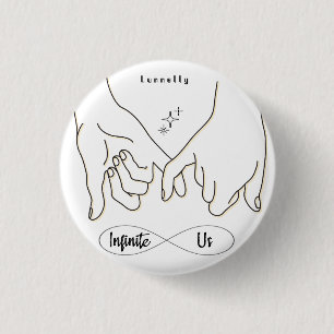 Infinite Us 3 Cm Round Badge