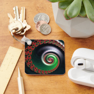 Infinite Whirl Key Ring