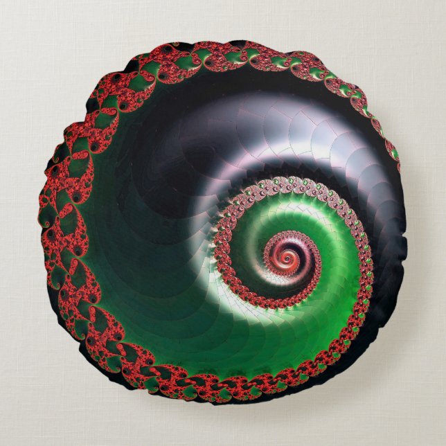 Infinite Whirl Round Cushion (Front)