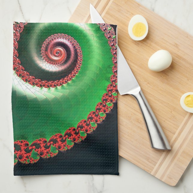 Infinite Whirl Tea Towel (Quarter Fold)