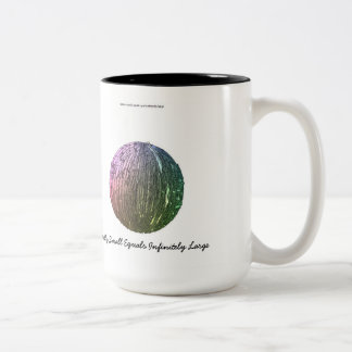 Infinitesimally Small Equals Infinitely Large Two-Tone Coffee Mug