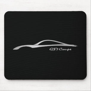 Infiniti G37 Brushed Aluminium Logo Mouse Pad