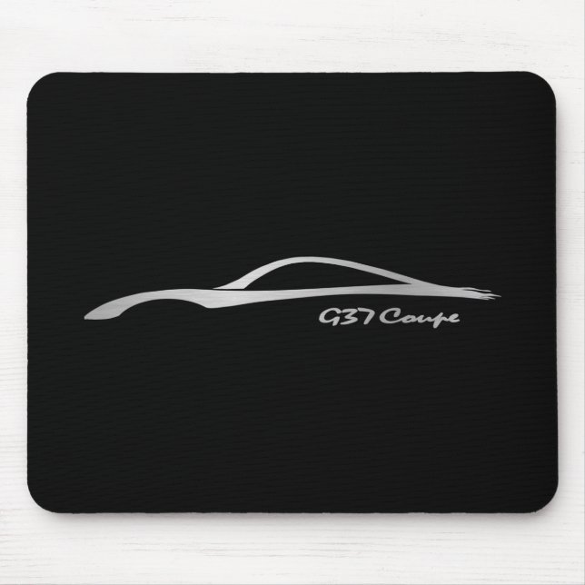 Infiniti G37 Brushed Aluminium Logo Mouse Pad (Front)