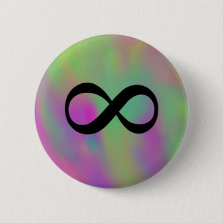 Infinity 6 Cm Round Badge