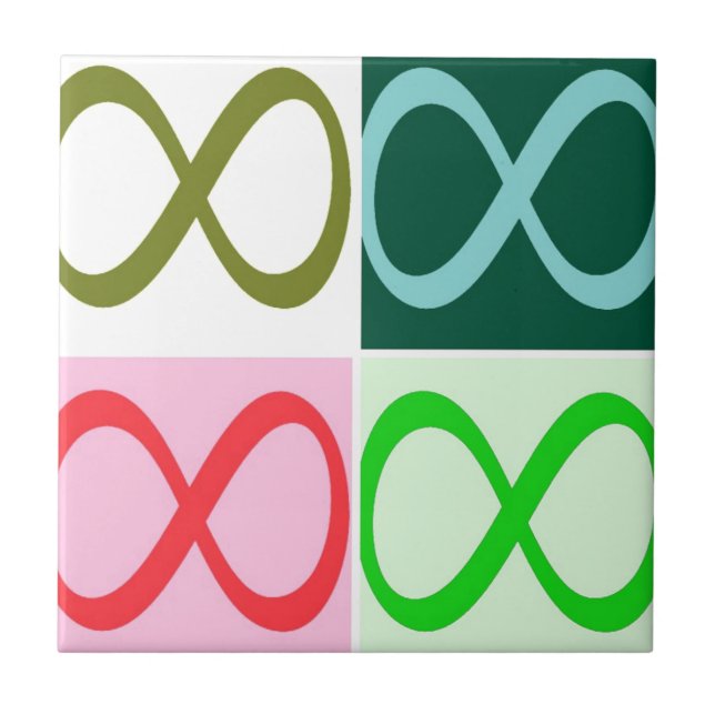 Infinity and Beyond Ceramic Tile (Front)