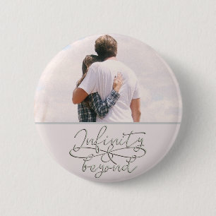 Infinity and Beyond Love Couples Endless Forever 6 Cm Round Badge