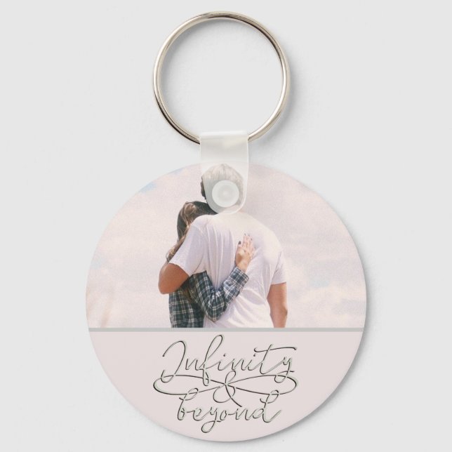 Infinity and Beyond Love Couples Endless Forever Key Ring (Front)