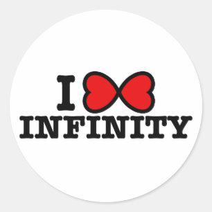 Infinity Classic Round Sticker
