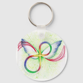 Infinity Cross Key Ring