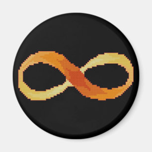 Infinity Cross Stitch Magnet