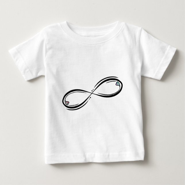 Infinity Curve Baby T-Shirt (Front)