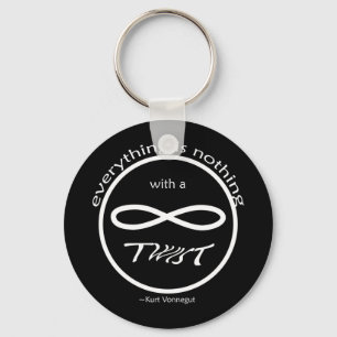 Infinity Everything Nothing Basic Keychain