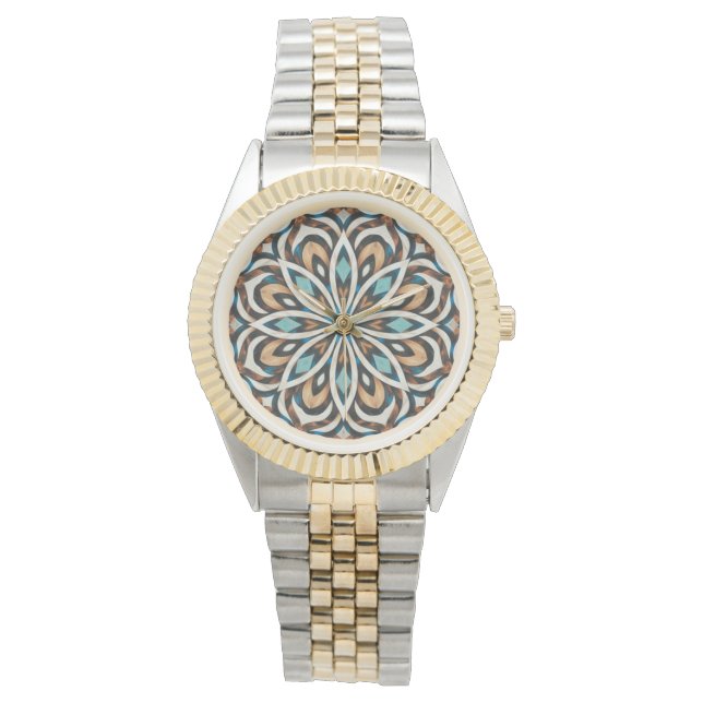 Infinity Flower Mandala Watch (Front)