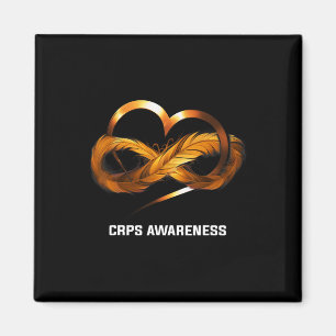 Infinity Heart Crps Awareness Magnet
