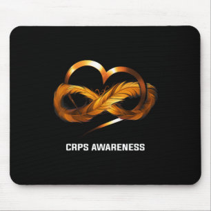 Infinity Heart CRPS Awareness Mouse Pad
