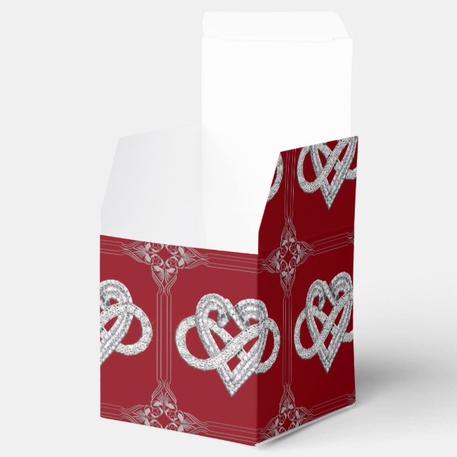 Infinity Heart Favour Box (Opened)