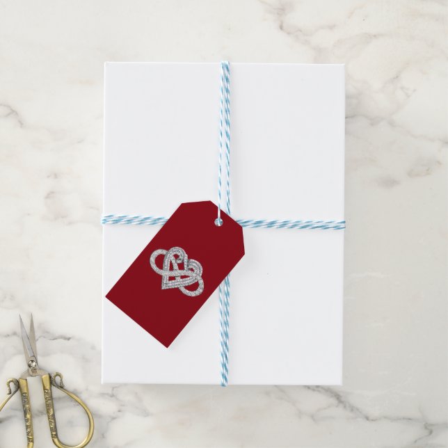 Infinity Heart Gift Tags (With Twine)