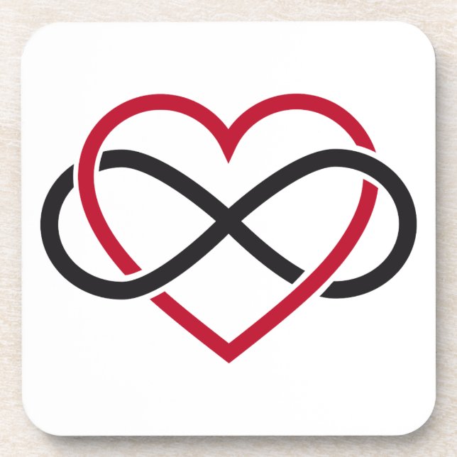 Infinity heart, never ending love coaster (Front)