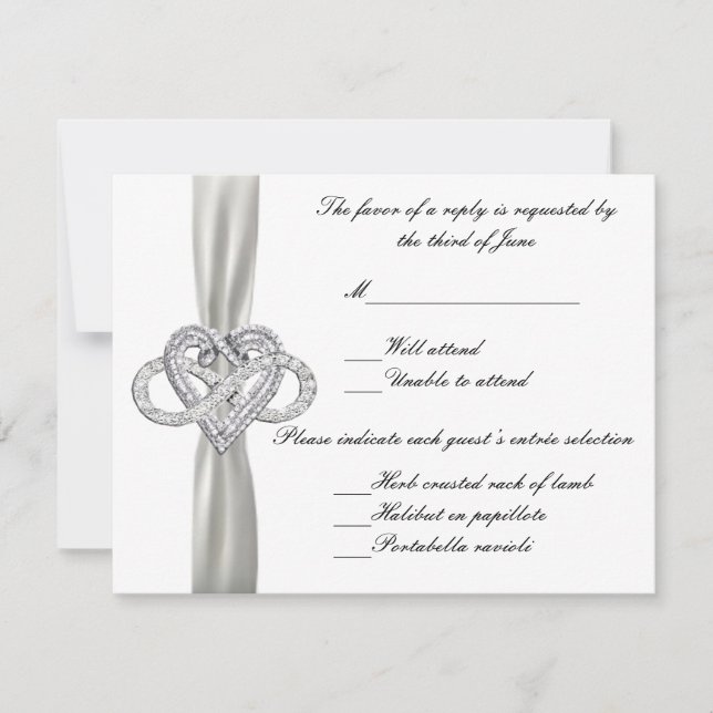 Infinity Heart Response Card (Front)