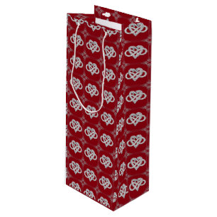 Infinity Heart Wine Gift Bag