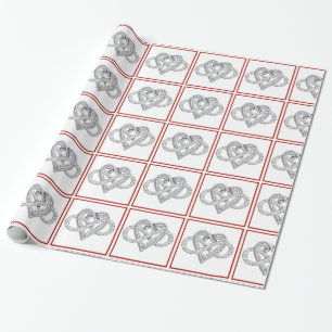 Infinity Heart Wrapping Paper