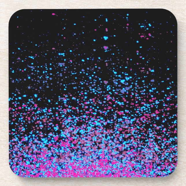 infinity in purple and blue coaster (Front)