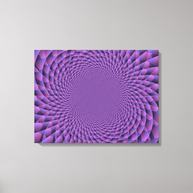 Infinity Is Purple Canvas Print (Front)