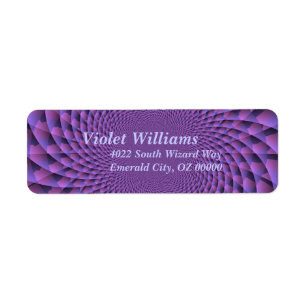 Infinity Is Purple Return Address Label